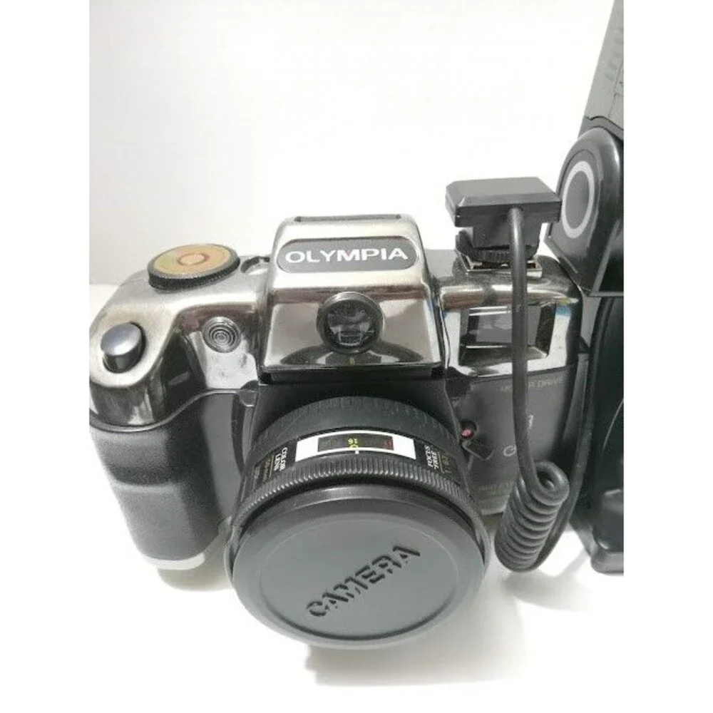 Olympia Advanced Camera EL1124 35mm Retractable Flash Untested Parts